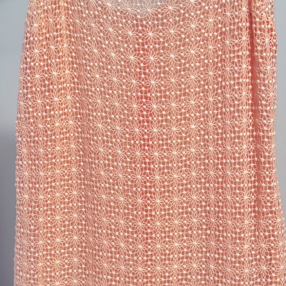 Lolita Jaca Light Pink Crochet Mini Dress SMALL - Picture 2 of 4